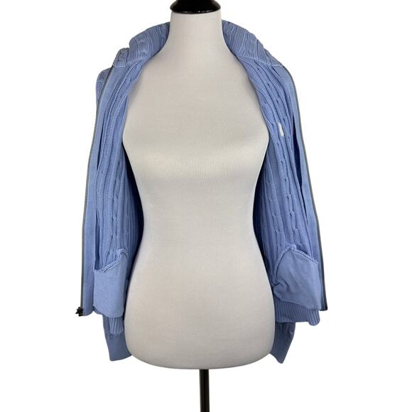 Ralph Lauren Sport Cable Knit Full Zip Cardigan or Sweater, Medium, Women's - Picture 6 of 11